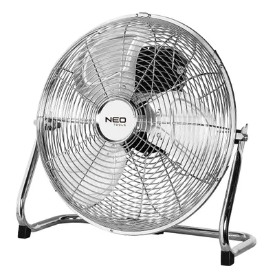 Immagine prodotto di Ventilatore da pavimento NEO TOOLS, 50 W, diametro 30 cm, alloggiamento in metallo, cromato, 3 livelli di velocità