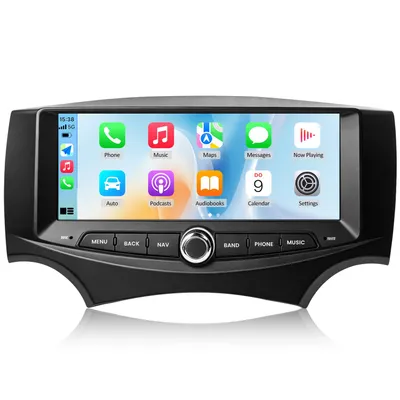 Image de Système multimédia Android 6,86 pouces pour Ford Ka (2008-2014), avec Carplay sans fil, Android Auto, Wi-Fi, GPS, navigation, commandes au volant (SWC), Bluetooth, FM, RDS, format 2DIN, ports USB, 2 Go de RAM et 64 Go de stockage