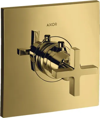 Produktbild von Thermostat AXOR CITTERIO HOGHFLOW 59 l/m UP m KreGr polished gold optic polished gold optic