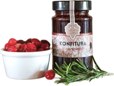 Produktbild von Preiselbeer-Konfitüre 240g - Schronisko Bukowina