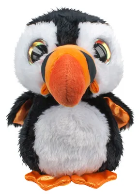 Zdjęcie produktu dla przytulanka Lumo puffin Lunni czarny/biały 15 cm