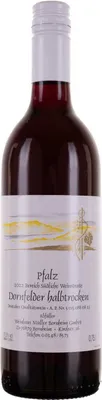 Produktbild von Weinhaus Müller Bornheim 0,75 L Flasche Pfälzer Dornfelder Rotwein halbtrocken Anzahl 1 Flasche