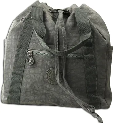 Obrázok produktu pre Taška Street batoh crinkle nylon šedá trendy dámska kabelka ORJ202K