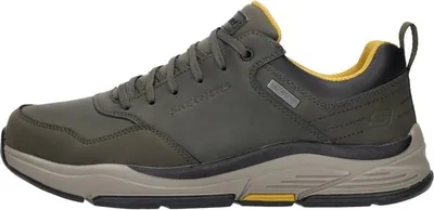 Zdjęcie produktu dla Skechers męskie buty outdoorowe/niskie trampki HOMBRE oliwkowozielone skóra syntetyczna wodoodporne rozmiar: 45