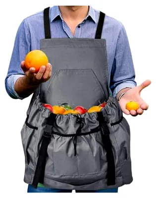 Produktbild von Gartenschürze mit Taschen und verstellbarem Zubehör zur Werkzeugaufbewahrung