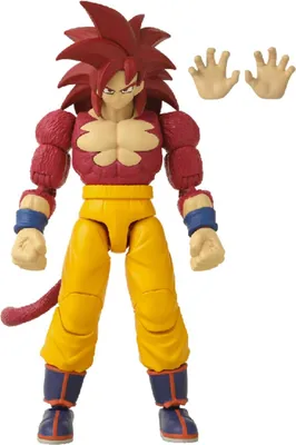 Obrázok produktu pre Bandai - Dragon Ball Daima Super Saiyajin 4 Goku - figúrka Dragon Stars 17 cm - figúrka Goku SSJ4 s príslušenstvom - oficiálna licencia figúrky Dragon Ball - pohyblivá figúrka - hračka od 4 rokov - 40737