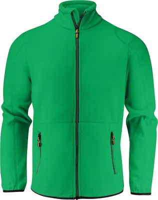 Produktbild von Speedway Fleece Jacke mit zweifarbigen Reißverschlüssen und Flatlock-Nähten, 280 g/m²