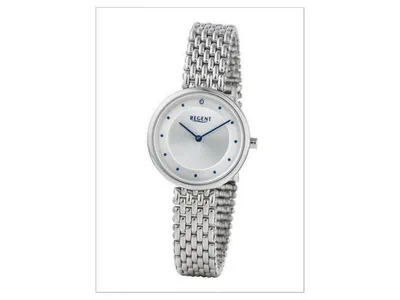 Immagine prodotto di Orologio da polso Regent da donna in acciaio inossidabile analogico al quarzo con bracciale in acciaio inossidabile 12221071