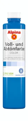 Produktbild von Alpina Color Abtönfarbe royal blue seidenmatt 750 ml