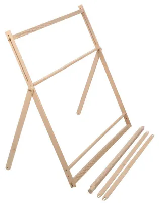 Webrahmen aus Holz, DIY Handwebmaschine, verstellbar, groß, für Anfänger