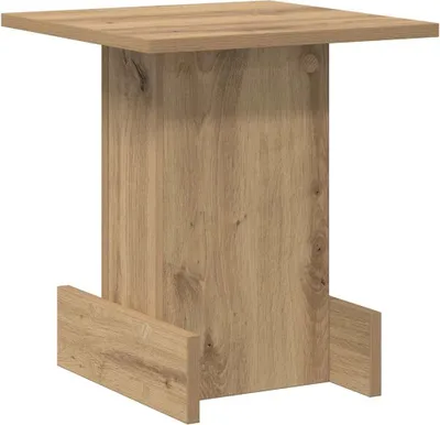 Image de vidaXL Table d'appoint Chêne Artisan 35,5 x 35 x 40 cm Bois composite