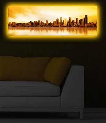 Obrázok produktu pre Opviq, 3090DACT- SHN1267, Farebné, Výtlačky na plátno, 30 x 90 cm, 100% semišové plátno
