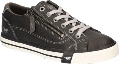 Produktbild von Mustang Damen Halbschuh Sneaker Schnürer Reißverschluss 1146-319, Größe:38 EU, Farbe:Grau
