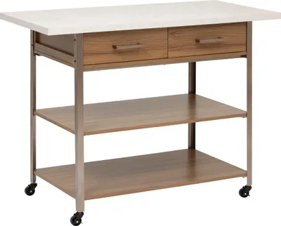 Produktbild von Mobiler Kücheninsel COME, 2 Schubladen, 120 cm