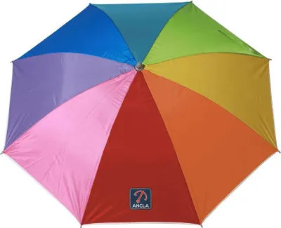 Produktbild von Atosa Rainbow 240 Cm Upf50+ 170t 32/32mm Sonnenschirm Für Den Strand Rosa Rosa One Size