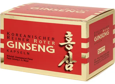 Produktbild von Koreanischer Reiner Roter Ginseng 300 mg Kapseln 200 St