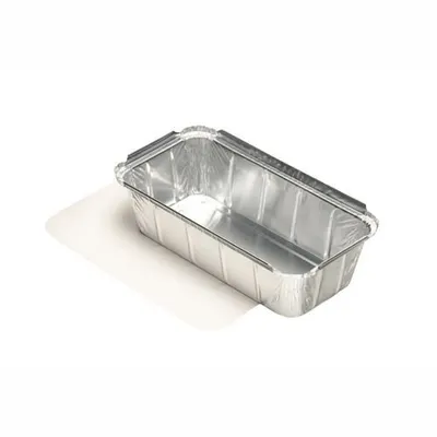 Produktbild von Schalen, Alu + Einlegedeckel, PE-beschichtet eckig 0,7 l 4,9 cm x 10,3 cm x 19,5 cm