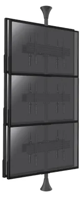Image de Support sol-plafond pour 6 écrans TV back to back 32'' - 75'' - Vesa max 600x400