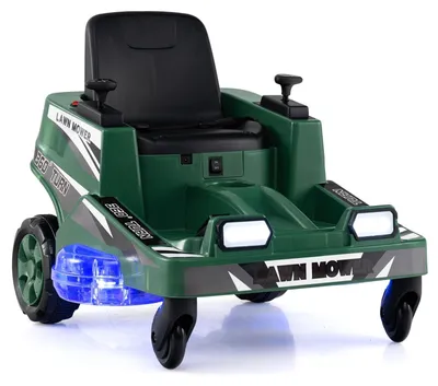 Immagine prodotto di Tosaerba per bambini da 12 V con rotazione a 360° e luci a LED