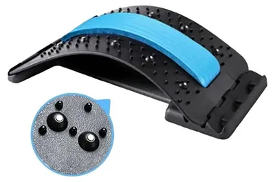 Produktbild von Rückenmassagegerät, verstellbare Stufen, tragbares Design, Magnetotherapie Blau