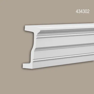Produktbild von Profhome 434302 Architrav Fassadenprofil Stuckleiste Außenstuck 2 m