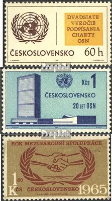 Produktbild von Briefmarken Tschechoslowakei 1965 Mi 1548-1550 (kompl.Ausg.) postfrisch Zusammenarbeit