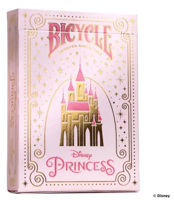 Zdjęcie produktu dla Bicycle Disney Princess, 56 szt., Niebieski, Różowy, Karton, 4 lat(a), Chłopak, dziewczyna, Dorośli
