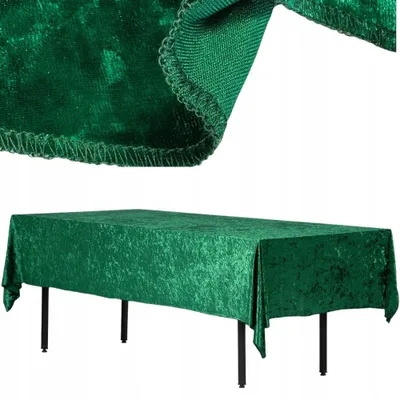 Produktbild von Fleckenabweisender Velourstischdecke, Weich Und Dick, 280 X 160 Cm, Für Bankett-Tische