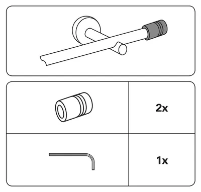 Produktbild von Endstück Zylinder für Ø 16 mm Messing-antik 2,6