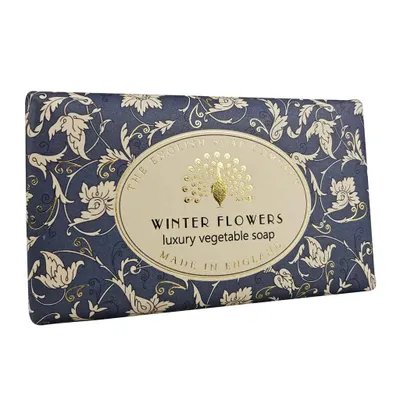 Produktbild von The English Soap Company Seife Winterblumen 190g feste Seife Flieder, Alang&Ylang und Rose