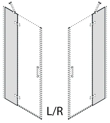 Produktbild von Gelco TRINITY Glas-Festteil 1200mm, Klarglas