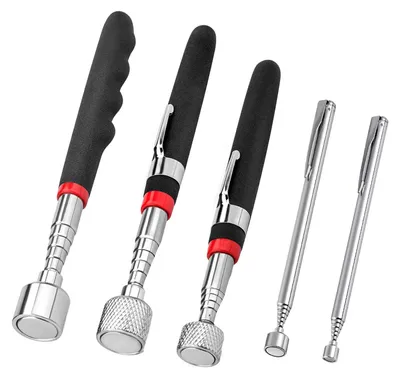 Teleskop-Magnetset 5-teilig, 1,5–20 LB Zugkraft, ausziehbar