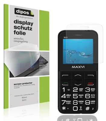 Produktbild von 4x Schutzfolie für Maxvi B231 matt Displayschutzfolie Folie Display Schutz dipos