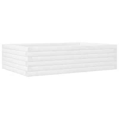 Immagine prodotto di vidaXL Fioriera bianca 90x60x23 cm in legno di pino massiccio
