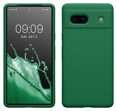 Produktbild von kwmobile Handyhülle für Google Pixel 7a Hülle, für Pixel 7a Case - Hülle Silikon - kabelloses Laden - Pixie Green