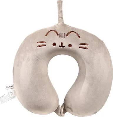 Produktbild von Relaxeazzz Pusheen the Cat Katze Memory Foam Plüsch Reisekissen