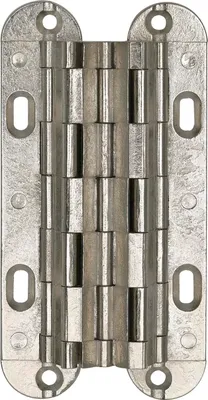 Produktbild von MICRON Sepa Einlass-Scharnier, 88x18 mm, ÖW 180 Grad, Messing vernickelt matt
