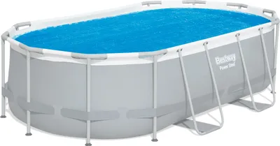 Produktbild von Bestway® Flowclear™ PE-Solarabdeckplane, blau 394 x 210 cm, oval