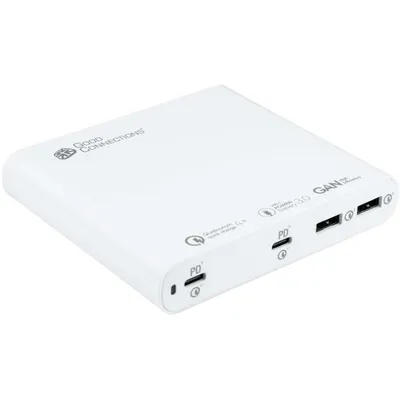 Produktbild von Good Connections USB-Desktop-Schnellladestation 120W 4Port weiß