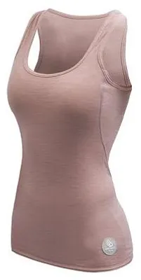 Zdjęcie produktu dla SENSOR MERINO AIR, damska koszulka bez rękawów, kolor pudrowy róż, rozmiar XL