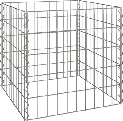 Produktbild von vidaXL Quadratischer Komposter 50 x 50 x 50 cm Eisen