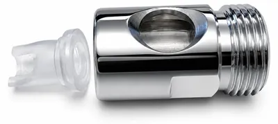 Produktbild von Aufschraubadapter für Kegverschlüsse von 5/8" auf 3/4" inkl. 2 x Lippenventil und Schauglas