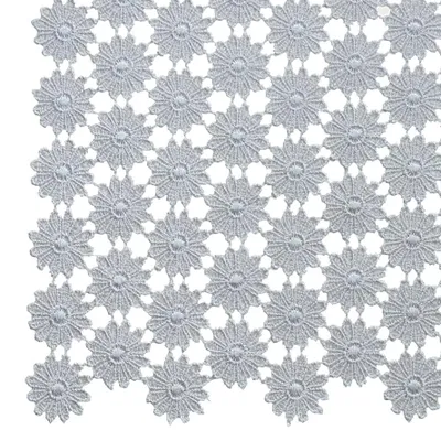 Produktbild von Tischdecke FREYA Vollspitze Vintage Polyester grau 60 x 60 cm