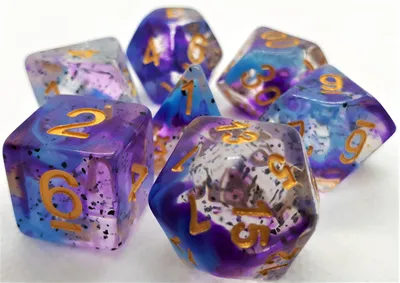 Obrázek produktu pro Sada kostek Confetti: Violet Sulfer (7) *Nové vydání*