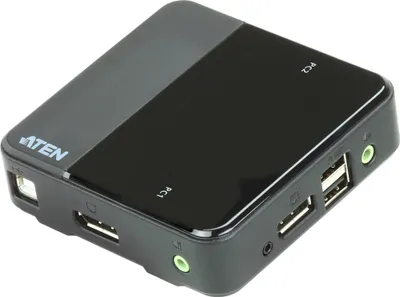 Produktbild von Aten CS782DP CS782DP KVM přepínač 2-cestný, DisplayPort, USB, 4K