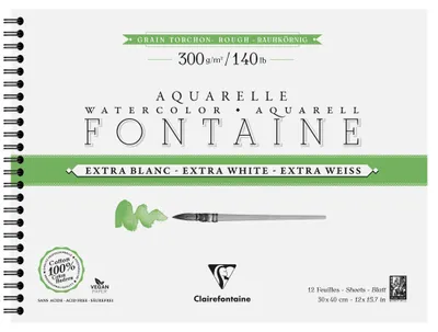 Produktbild von Fon.W rau Spiralbl 30x40 12Bl 300
