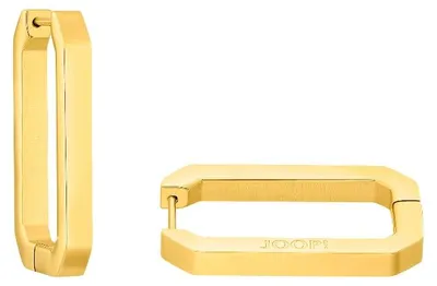 Produktbild von Joop! 2035036 Ohrringe Creolen Damen Logo Edelstahl IP Vergoldet