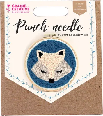 Image de Kit Punch Needle Renard Dia. 200mm - Graine Creative