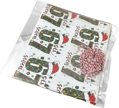 Produktbild von 67 Stück Geschenkpapier, Weihnachtspapier für Kinder, Geschenkpapierrolle für Geburtstags- und Weihnachtsgeschenke