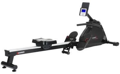 Obrázek produktu pro HAMMER Cobra XTR Plus II, Magnetické, 130 kg, Kalorie, Vzdálenost, Čas, Total strokes, Hrudní pás, LCD, 550 mm